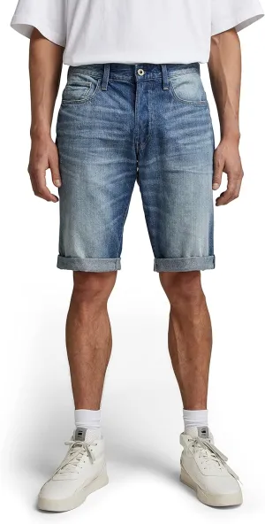 G-STAR RAW Men's 3301 Straight Fit Denim Shorts