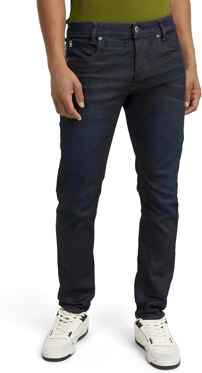 G-Star Raw Men's D-Staq 5-Pocket Slim Fit Jeans, Dark Aged, 32W x 30L
