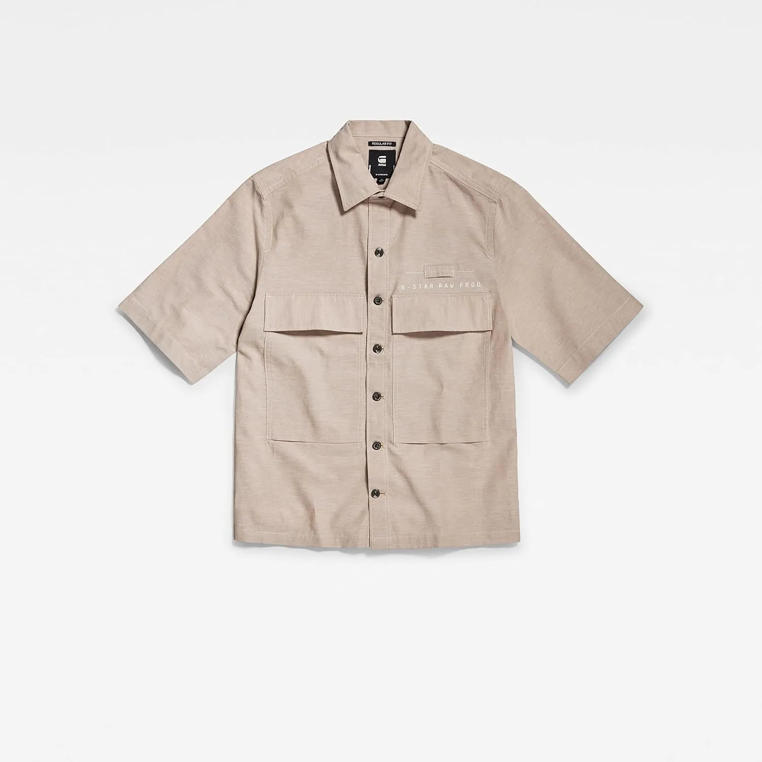 G-STAR RAW Men's Pocketony Short Sleeve Button Down Shirt