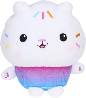 Gabby's Dollhouse, 7-inch Cakey Cat Purr-ific Plush Toy, Kids Toys for Ages 3 and up (New-Cakey Cat)