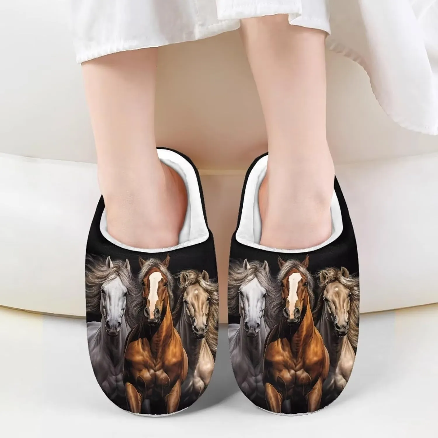 Girls Slippers No-Slip Comfy House Slippers Memory Foam House Shoes for Boys Bedroom Indoor Outdoor