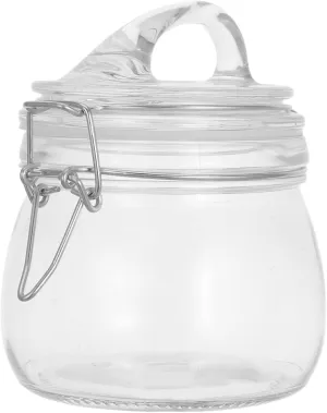Glass Honey Jars Lids Sealed Tea Canister Airtight Storage Jars Lids for Kimchi
