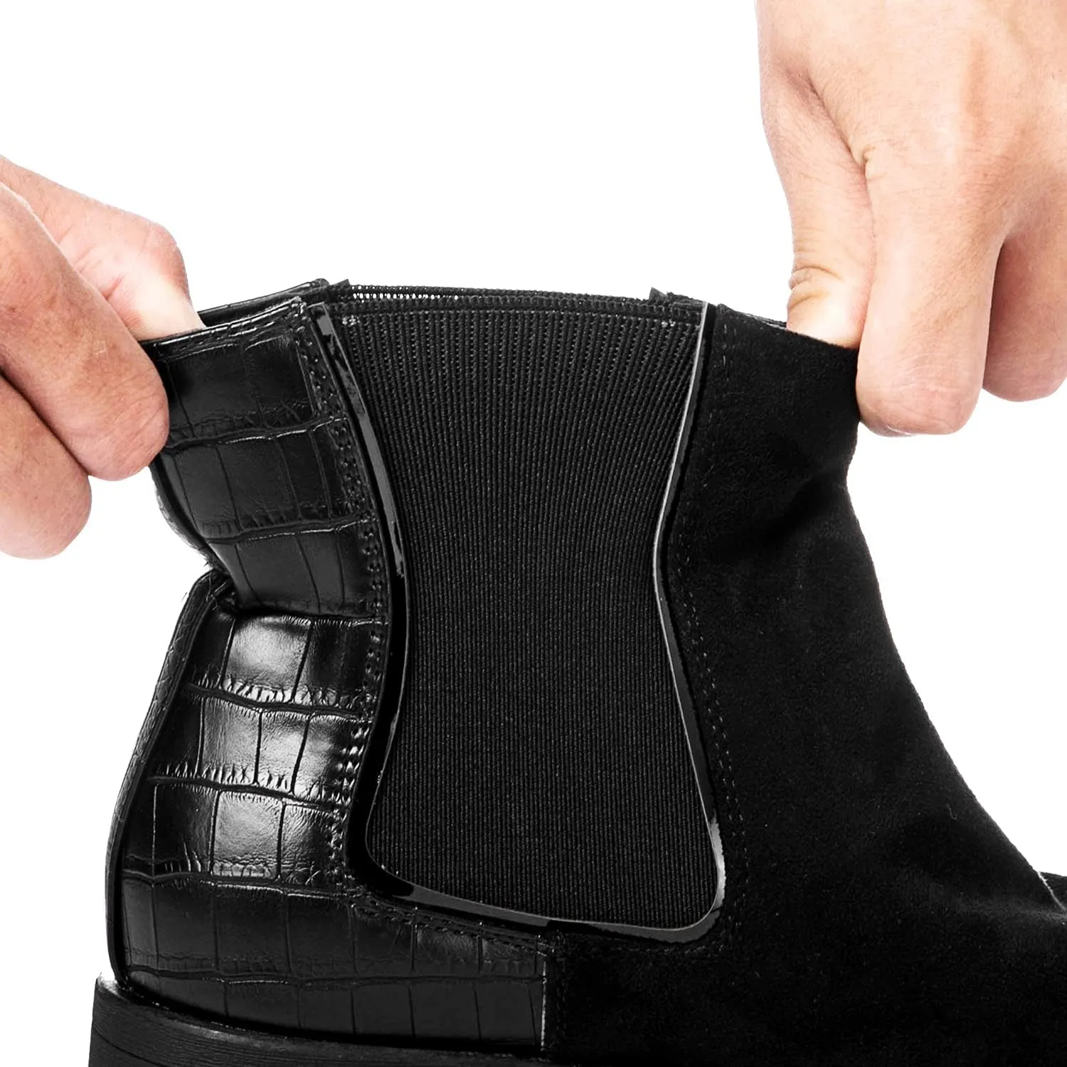 GLOBALWIN Women's Ankle Boots Fashion Booties For Women Low Heel
