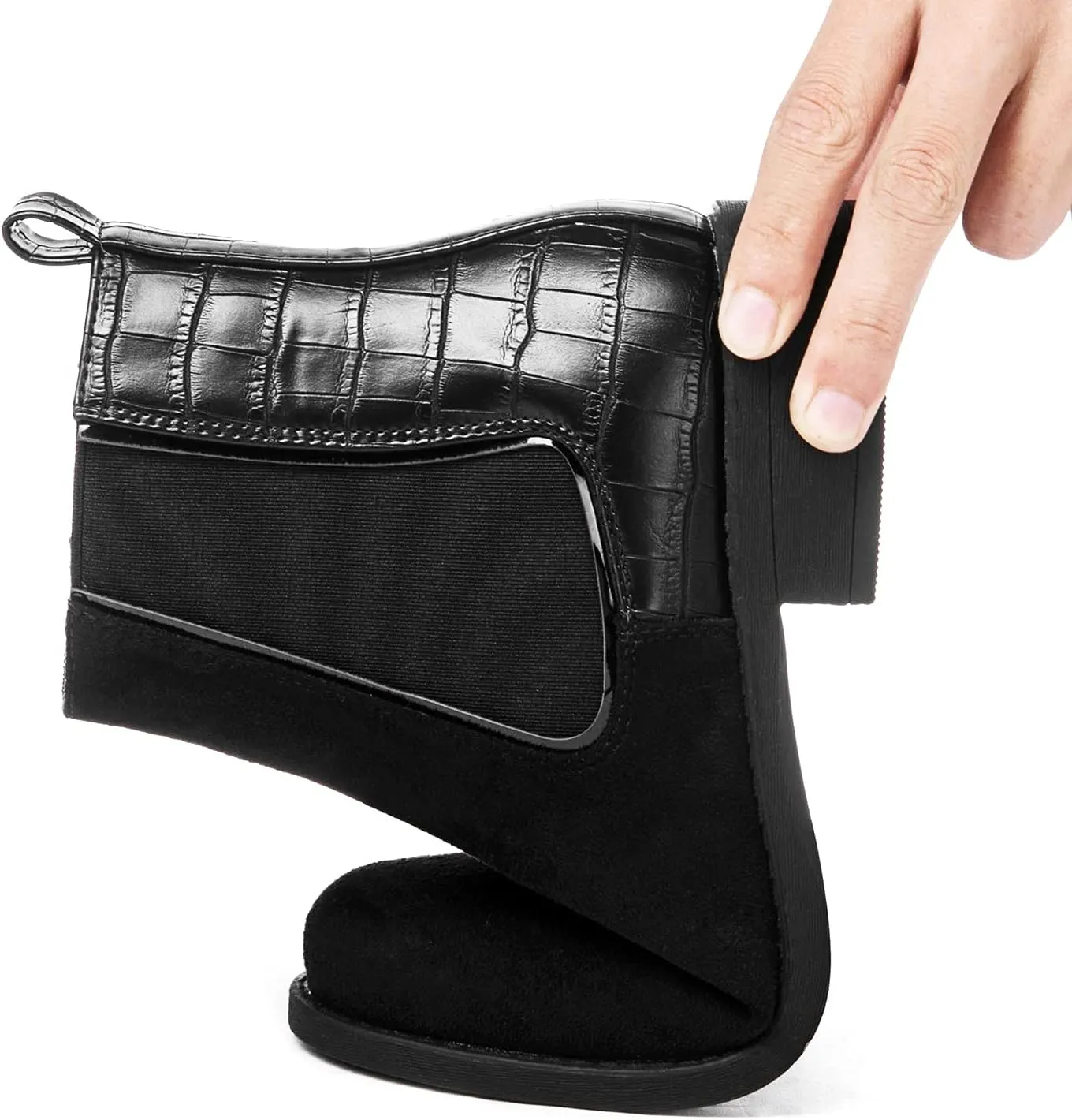 GLOBALWIN Women's Ankle Boots Fashion Booties For Women Low Heel