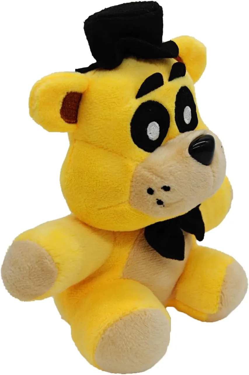 Golden Freddy Plush Toy, FNAF plushies Toy, FNAF All Character Stuffed Animal Doll Children's Gift Collection,8”