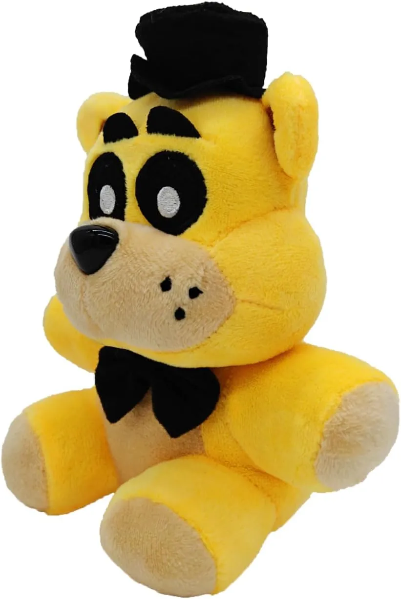 Golden Freddy Plush Toy, FNAF plushies Toy, FNAF All Character Stuffed Animal Doll Children's Gift Collection,8”