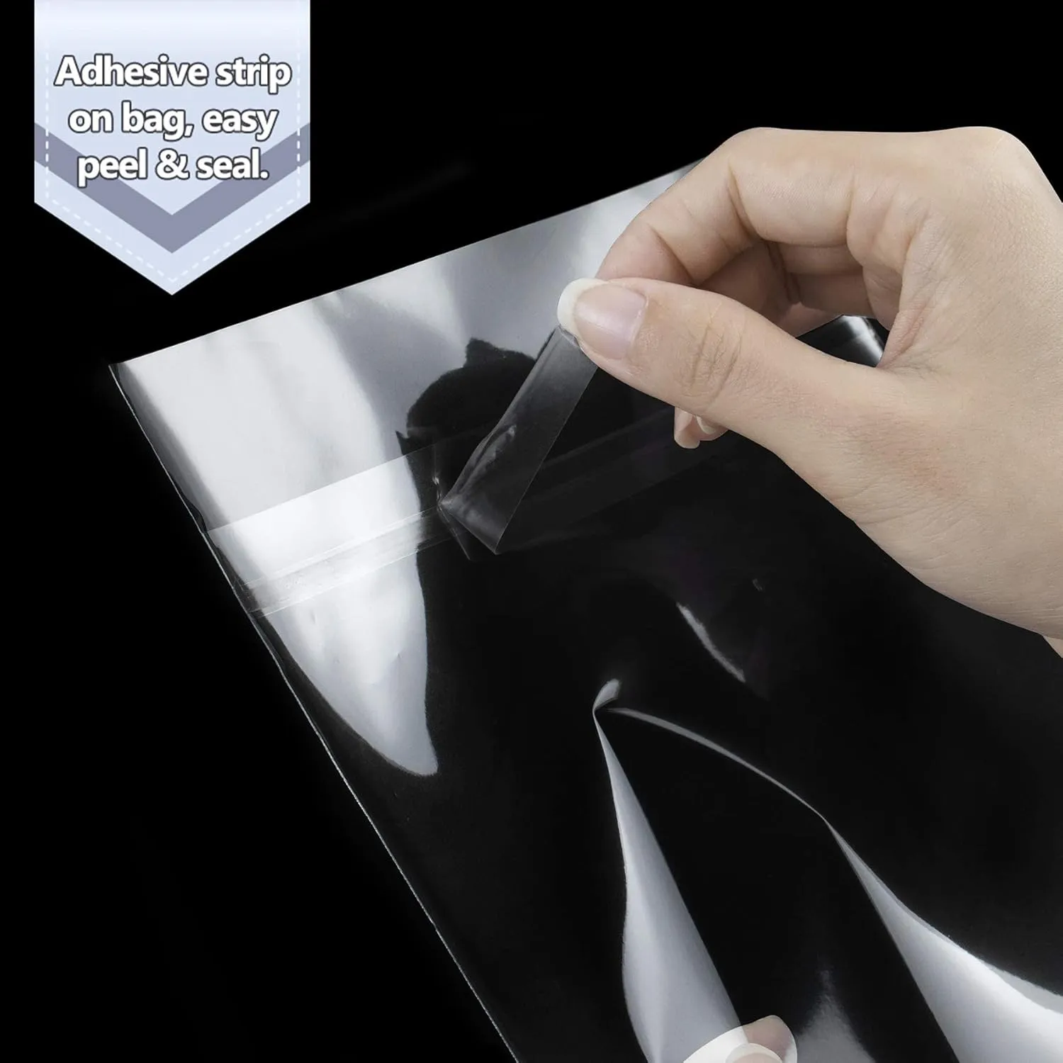 Golden State Art, Pack of 100, Acid-Free Crystal Clear Sleeves Storage Bags for Photo Prints Framing Mats Mattes (Bag Size: 8 3/8 x 10 1/8 inches for 8x10 Mats)