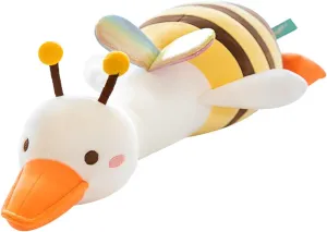 Goose Stuffed Animal Pillow Toy,Cute Giant Goose Plush Duck Stuffed Animal Hugging Pillow,Super Soft Swan Stuffed Animal Sleeping Pillow for Kids and Adults. (Colorful, 43.3)