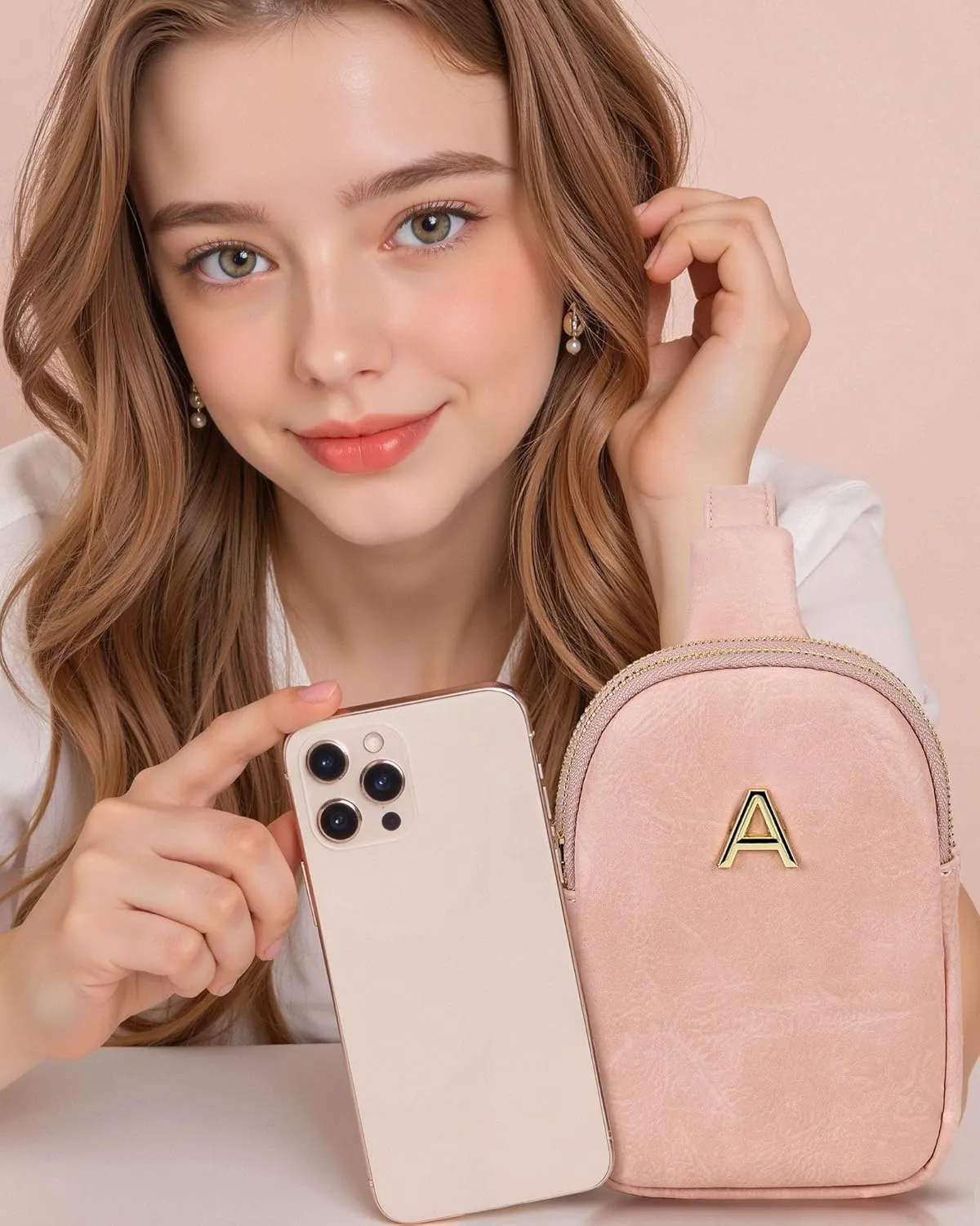 Graduation Gifts for Daughter Granddaughter, Personalized Crossbody Bags with Initial Letters, Teen Girl Gifts Trendy Stuff, Mini Lightweight Sling Purse, Gifts for Her, Gifts for Teen Girls