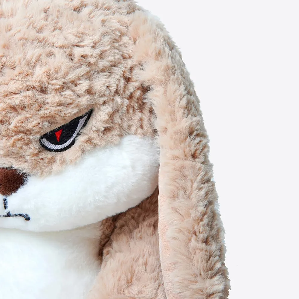 Grumpy Bunny Stuffed Animal, 19.6" Plush Rabbit Stuffed Animals with Floppy Ears, Cuddly Soft Plush Toys Huggable, Perfect for a Gift