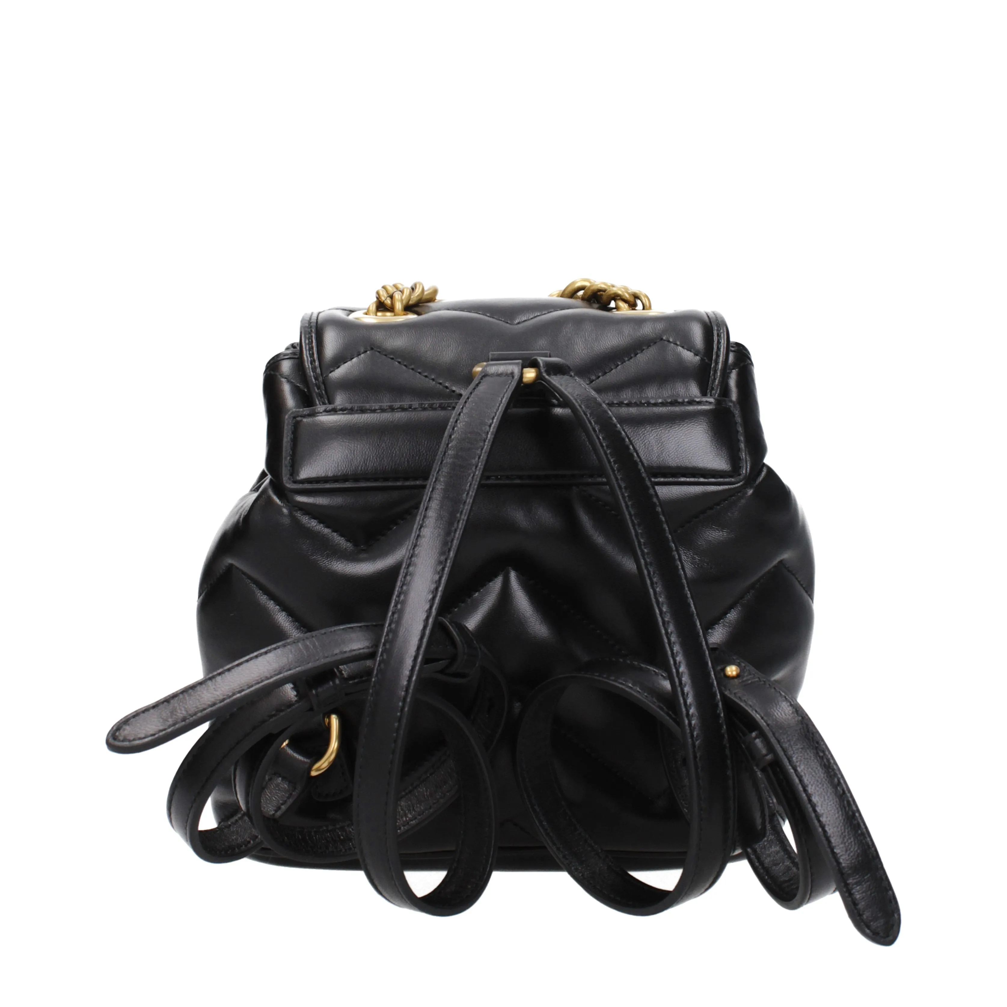 Gucci Marmont 2.0 Backpacks and Baby Bags Women Leather Black