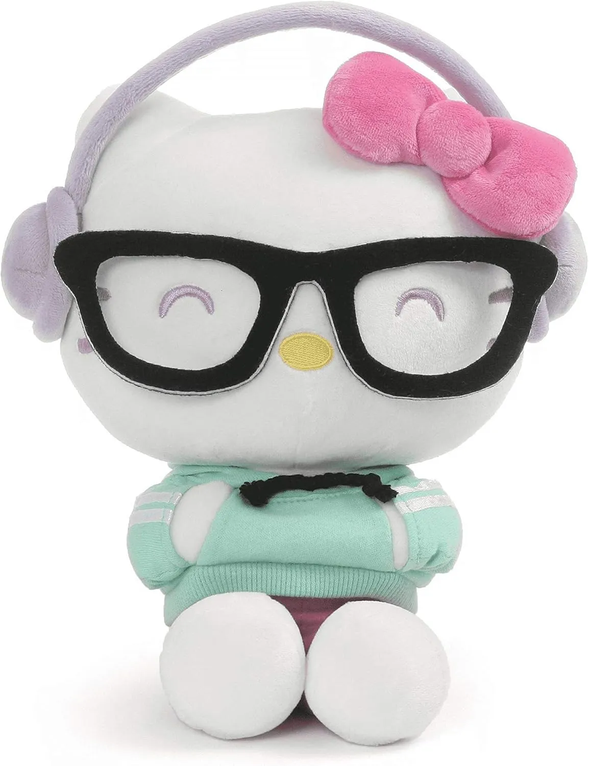 GUND Sanrio Hello Kitty Kawaii Style Plush Stuffed Animal Cat, 9.5"