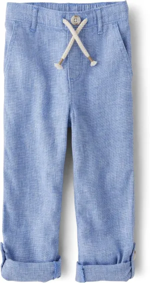 Gymboree Boys' and Toddler Pull on Linen Pants