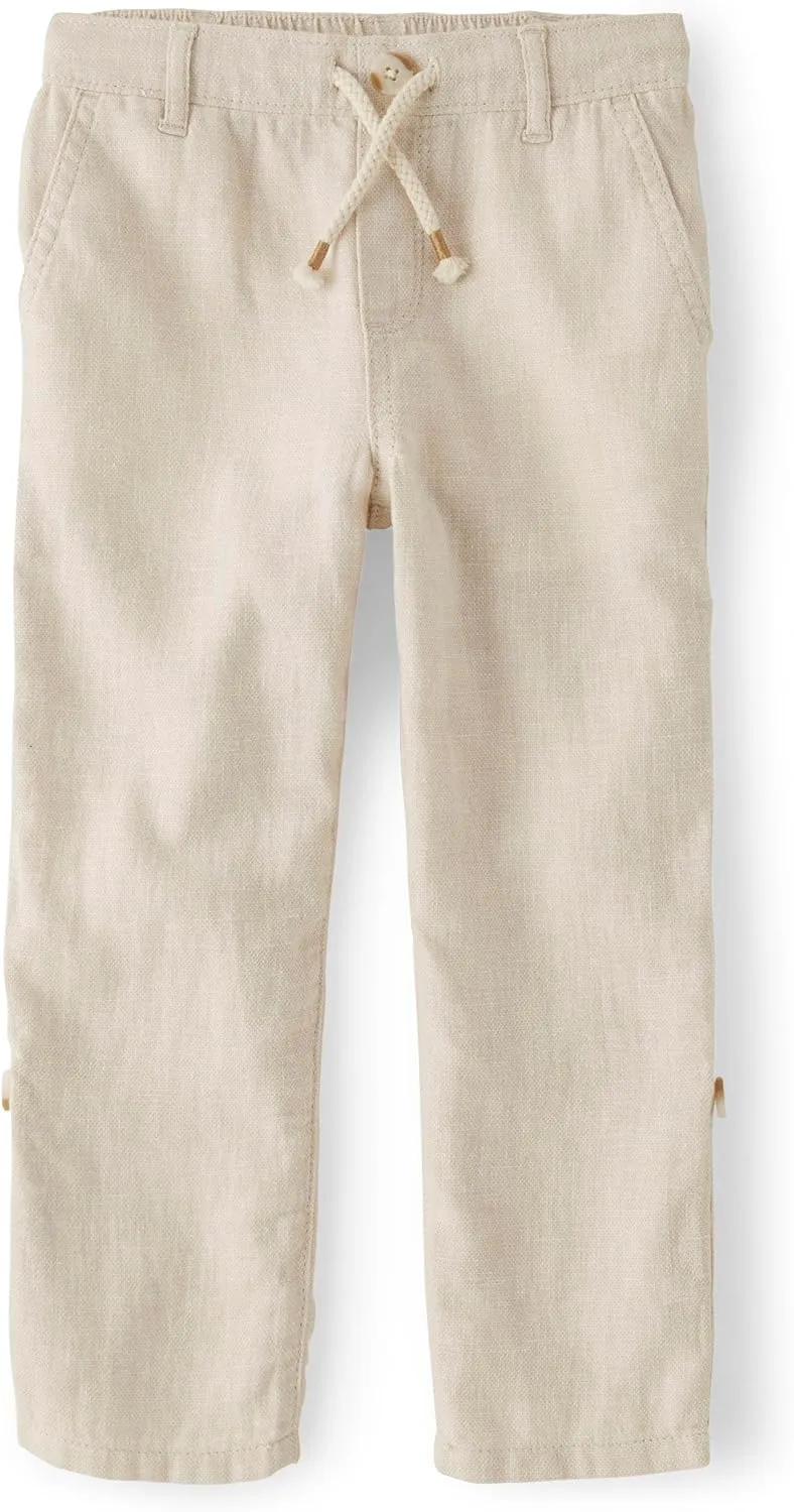 Gymboree Boys' and Toddler Pull on Linen Pants