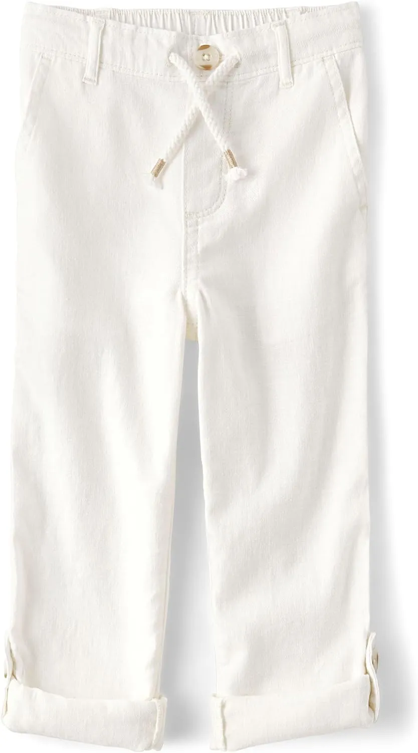 Gymboree Boys' and Toddler Pull on Linen Pants