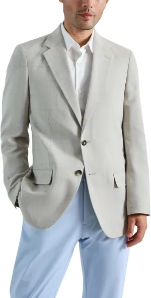 Haggar Men's JMH Premium Tailored Fit Stretch Linen Blend Sport Coat - Regular and Big & Tall Sizes