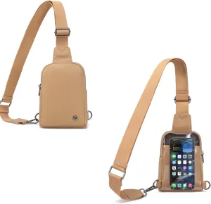 Haytijoe Touchscreen Sling Bag for Women Travel Crossbody Cell Phone Purse Anti Theft Cross Body Bag for Woman