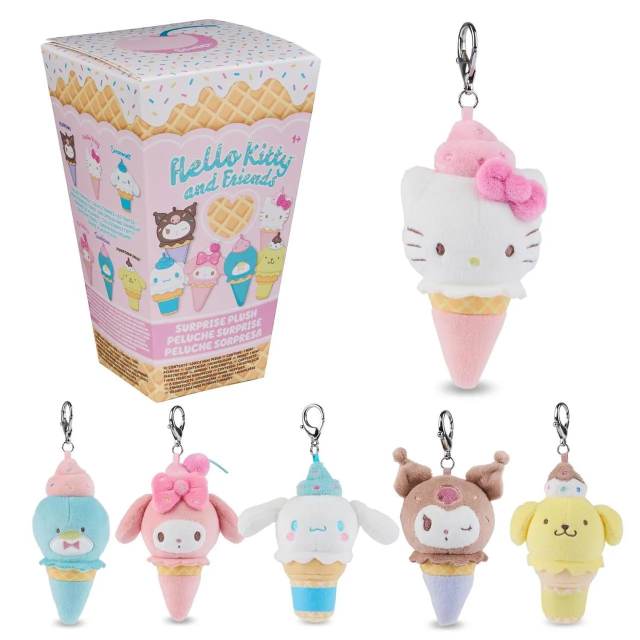 Hello Kitty   Friends Ice Cream Surprise Plush Blind Box