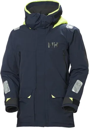 Helly-Hansen Skagen Waterproof Jackets for Men Featuring Windproof Sailing Fabric and Packable Neon Yellow Hood