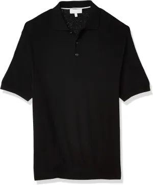 Hickey Freeman Men's Mixed Texture Stitch Polo