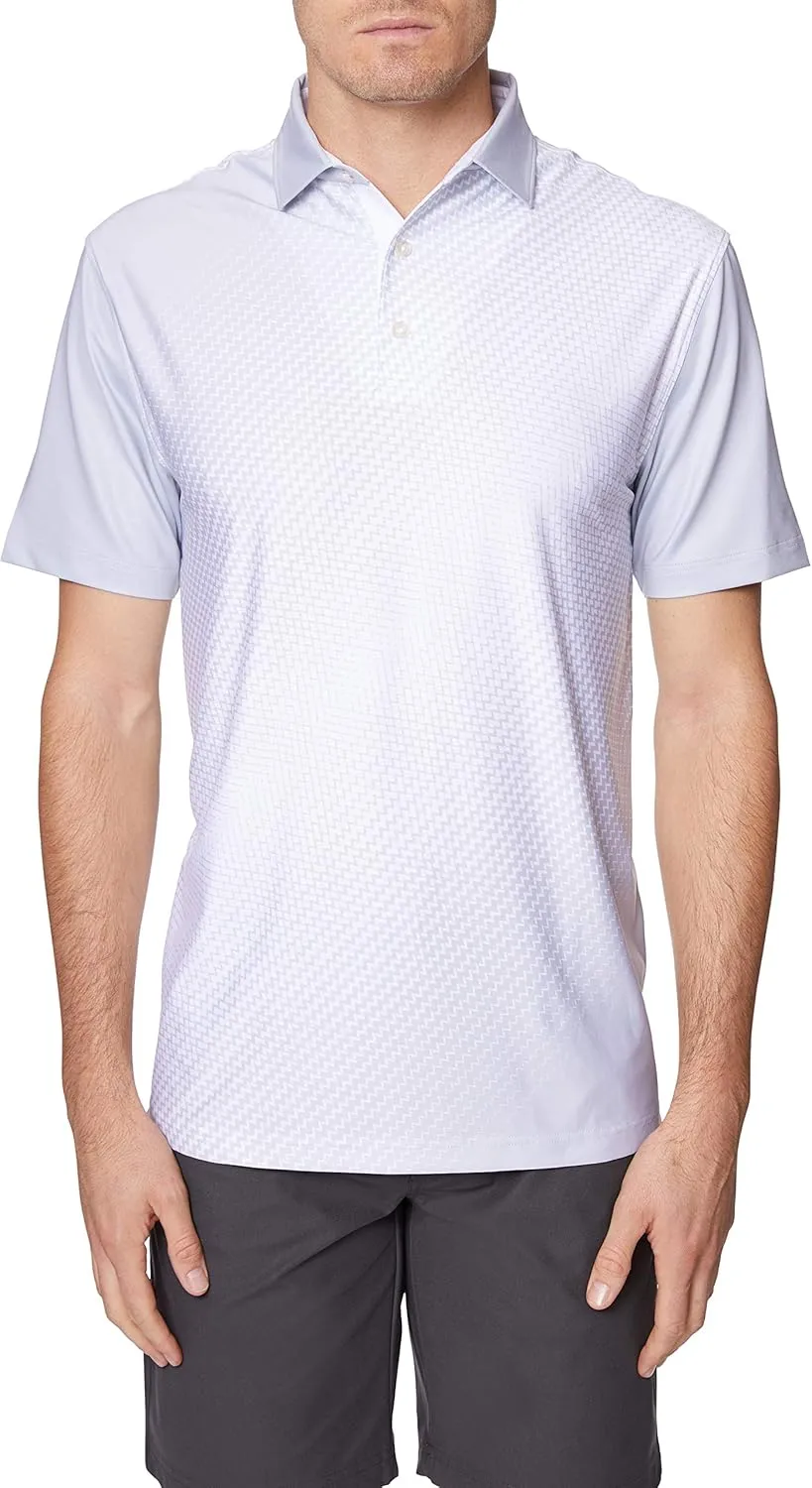 Hickey Freeman Men's Printed Polo