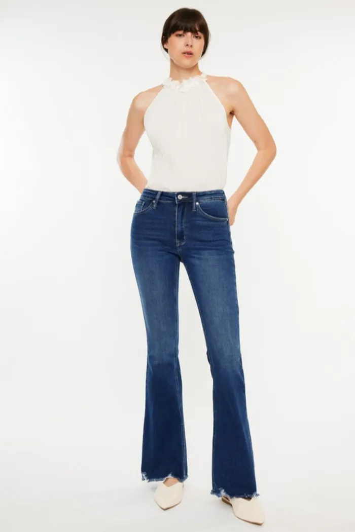 High Rise Boot Cut Jeans