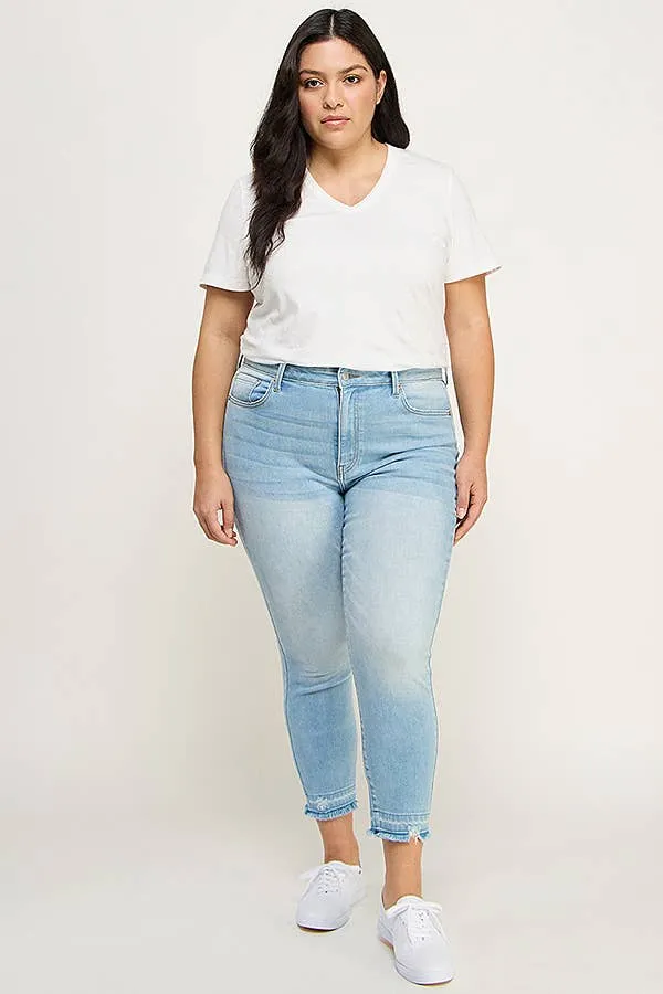 High Rise Crop Skinny Jeans PLUS
