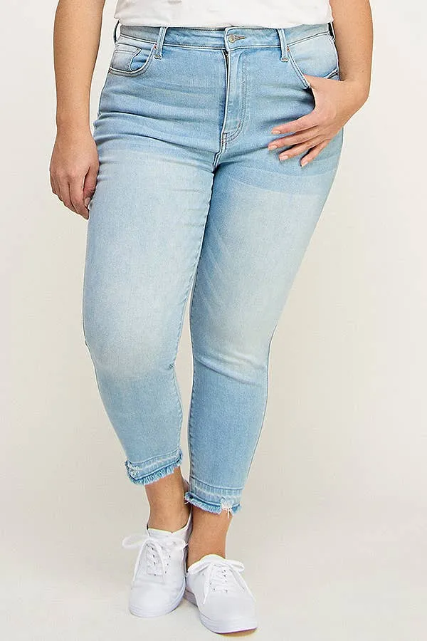 High Rise Crop Skinny Jeans PLUS