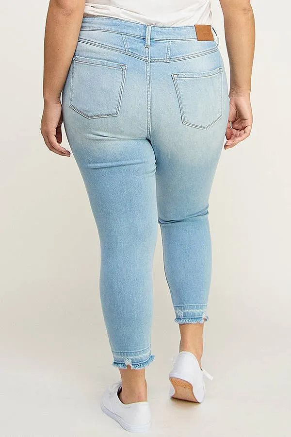 High Rise Crop Skinny Jeans PLUS