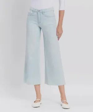 High Rise Crop Wide Leg
Jeans