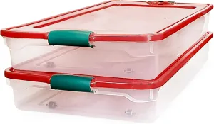 HOMZ Underbed Holiday Plastic Storage (3470HRGDC.02)