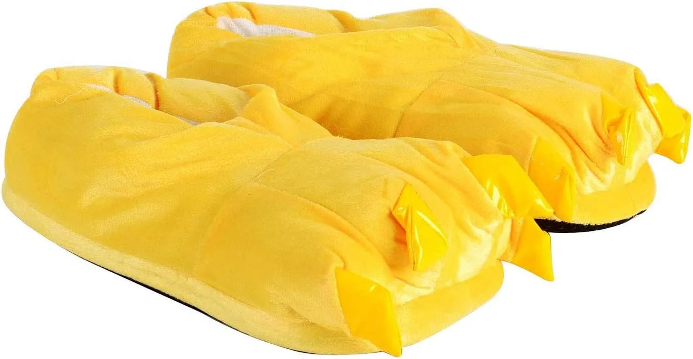 Honeystore Unisex Soft Plush Home Slippers Animal Costume Paw Claw Shoes
