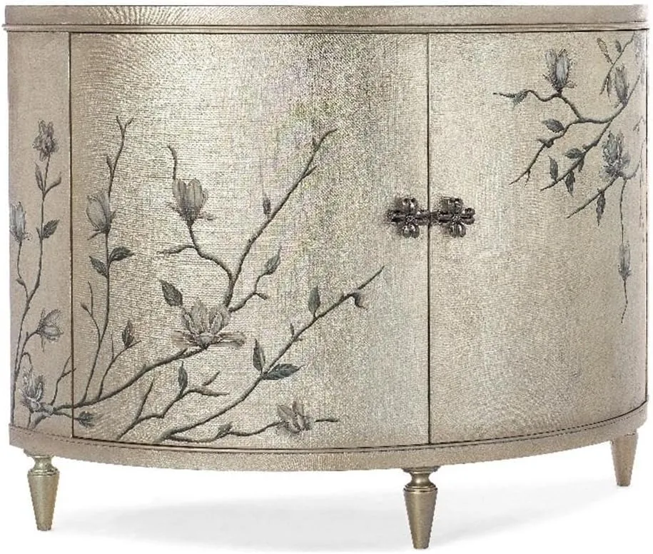 Hooker Furniture Living Room Melange Marguerite Two Door Demilune Chest