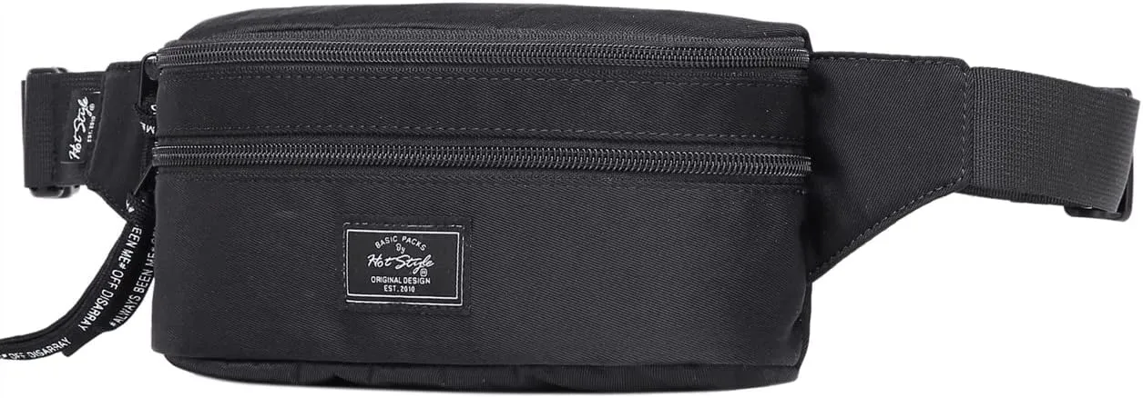 HotStyle 521s Fashion Fanny Pack Small Hiking Waist Bag, 8.0"x2.5"x4.3"