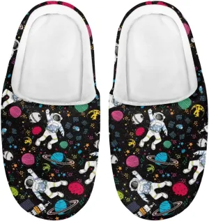 House Slippers for Women Men Kids, Anti-Slip House Shoes Comfortable Cotton Slippers Home Bedroom Shoes Indoor & Outdoor