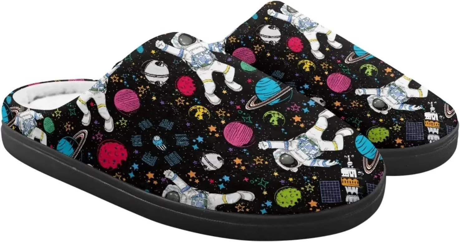 House Slippers for Women Men Kids, Anti-Slip House Shoes Comfortable Cotton Slippers Home Bedroom Shoes Indoor & Outdoor