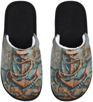 House Slippers for Women Men Soft Cozy Non Slip Lightweight Winter House Shoes for Indoor Outdoor