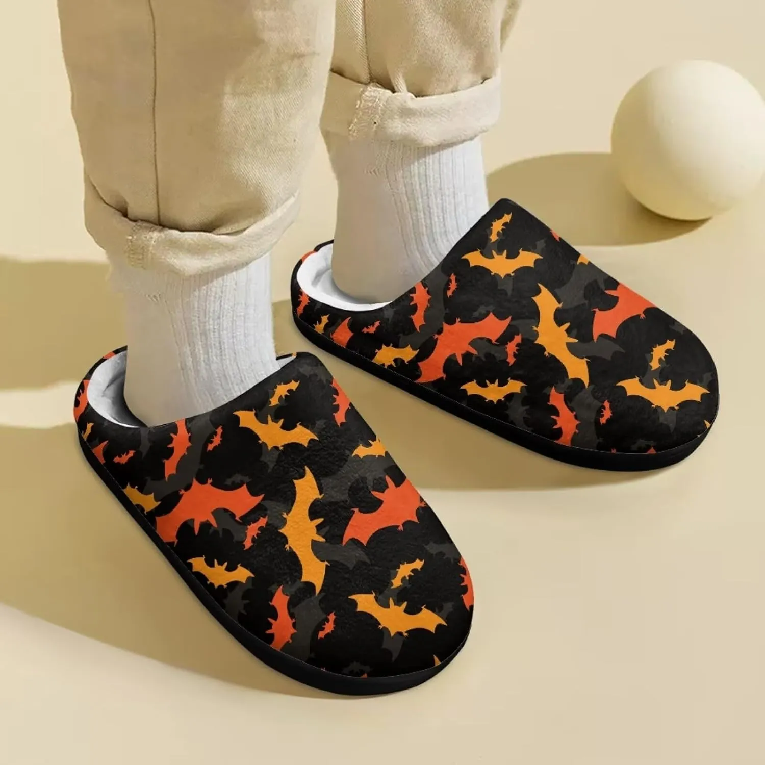 Howilath Boys Slippers Children Halloween Slippers Non Slip Kids Slipper Soft Comfy Indoor Outdoor