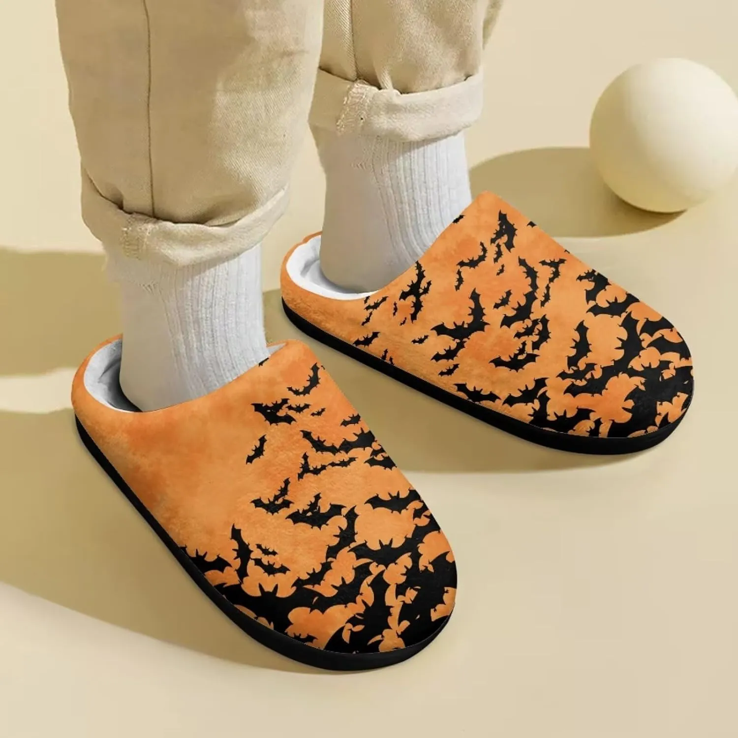 Howilath Boys Slippers Children Halloween Slippers Non Slip Kids Slipper Soft Comfy Indoor Outdoor