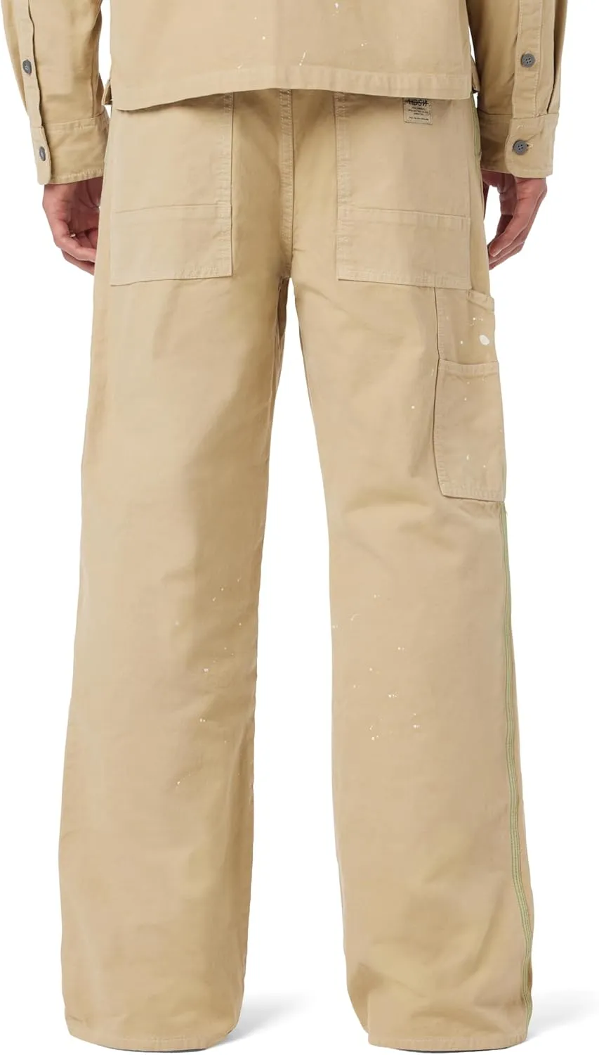 HUDSON Men's Luca Loose Fit Wide Leg Denim Pant
