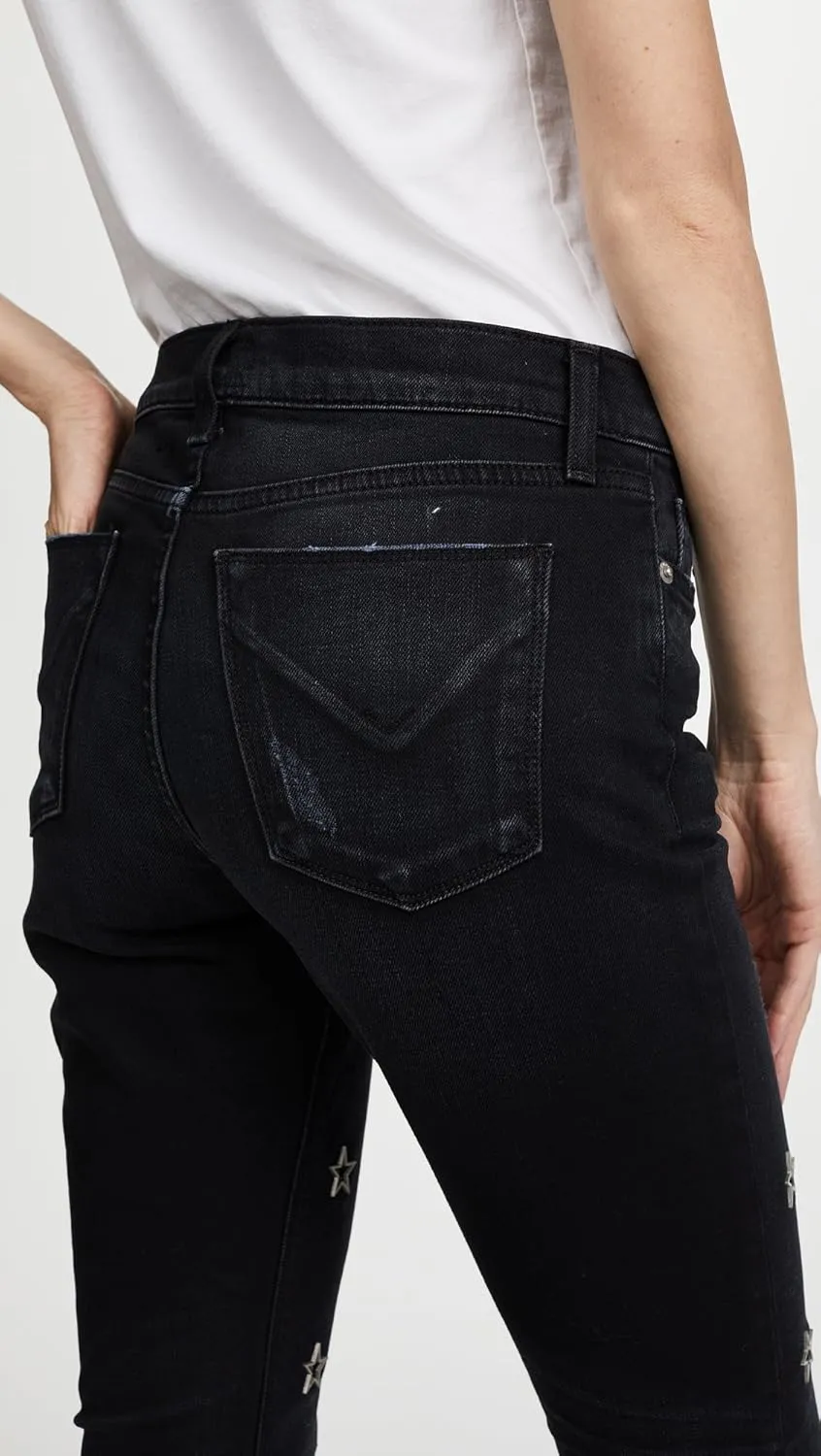HUDSON Women's Riley Crop Relaxed Straight 5 Pocket Jean