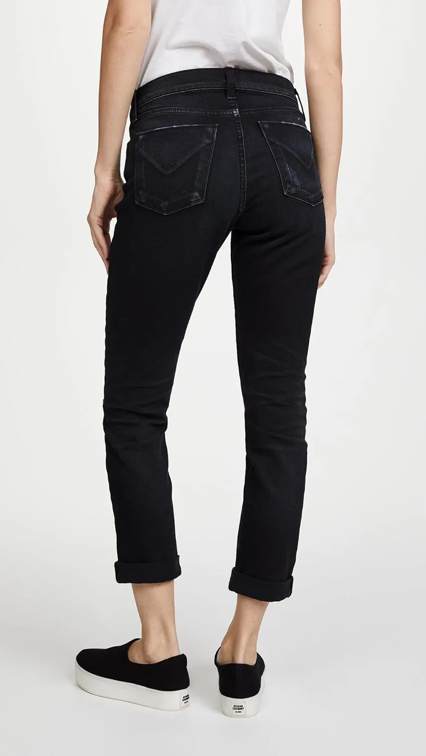 HUDSON Women's Riley Crop Relaxed Straight 5 Pocket Jean