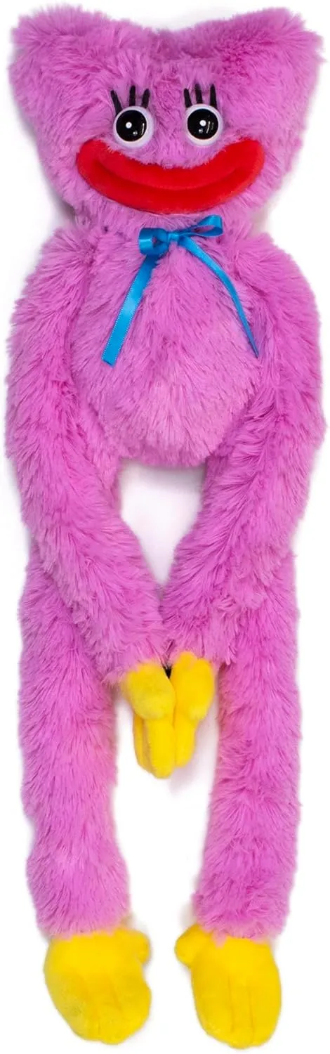 Huggy Wuggy Plush Doll - Collectible Toy for All Ages (19" Smiling Kissy Miss)