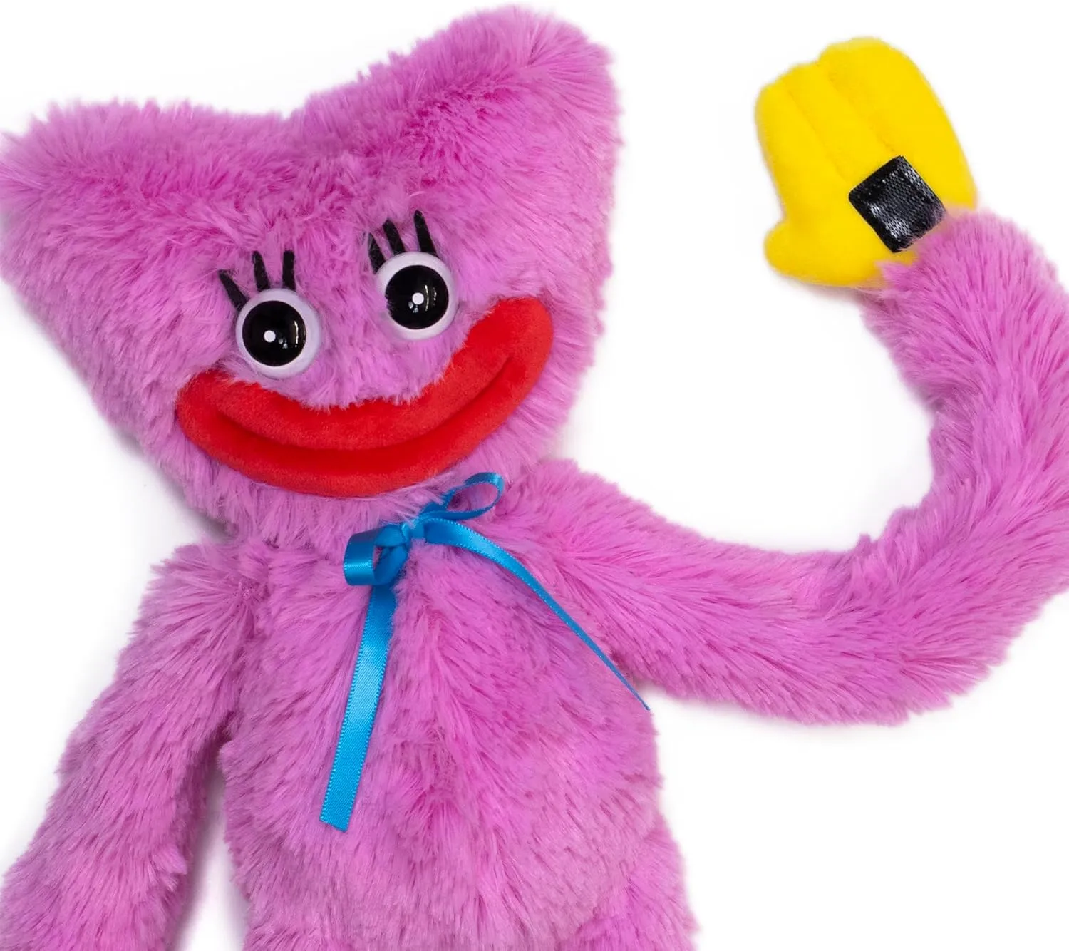 Huggy Wuggy Plush Doll - Collectible Toy for All Ages (19" Smiling Kissy Miss)