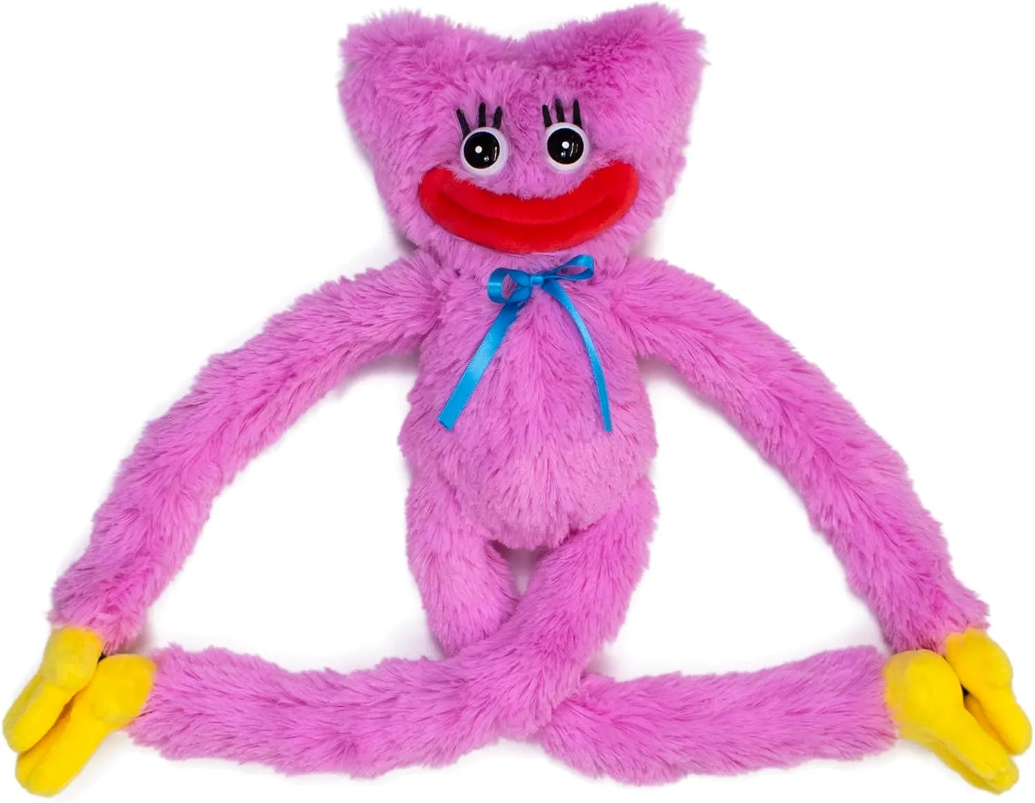 Huggy Wuggy Plush Doll - Collectible Toy for All Ages (19" Smiling Kissy Miss)