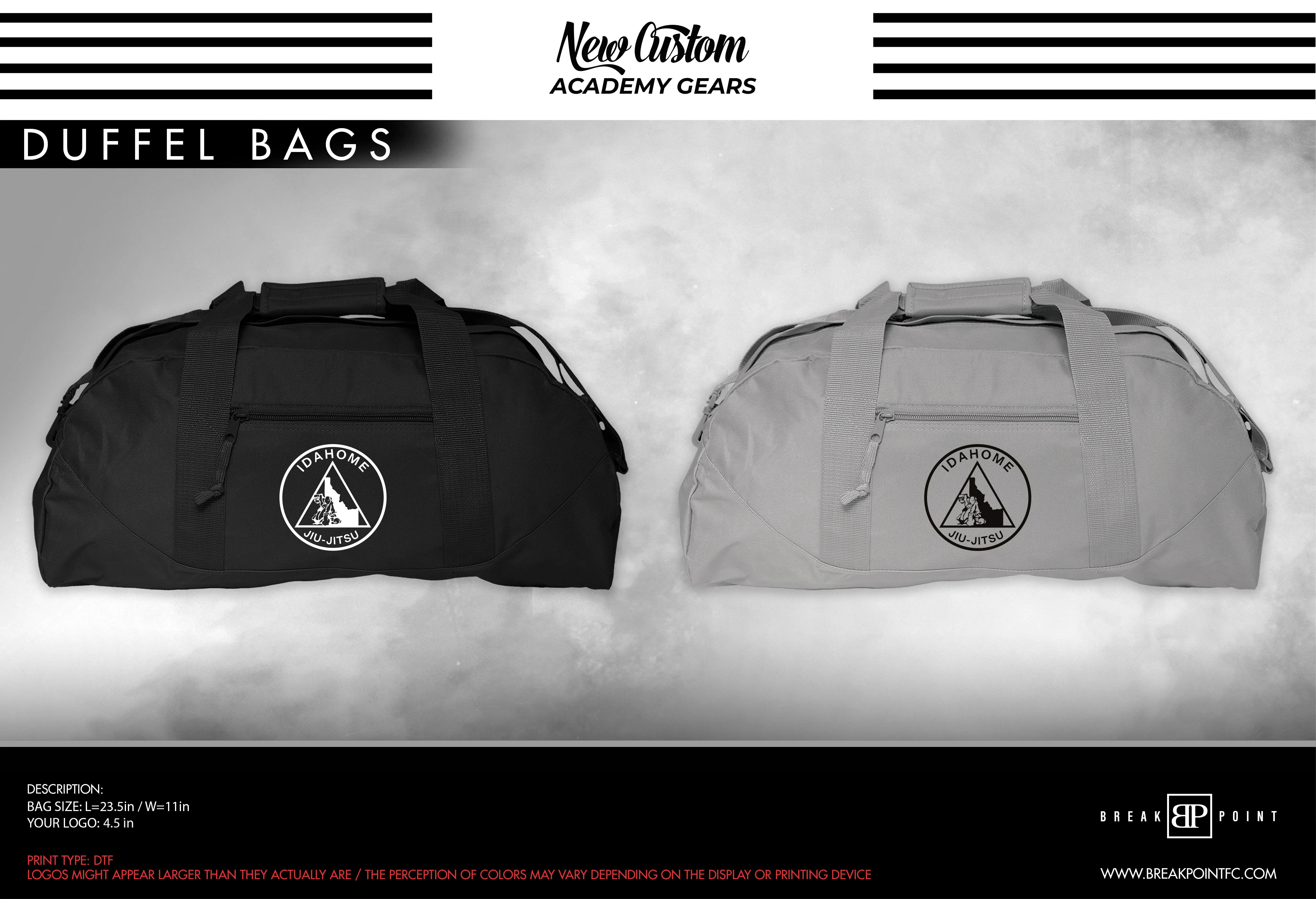Idahome Jiu Jitsu Academy Duffel Bags #1185 B (Alt)