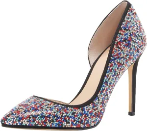 INC International Concepts Womens Kenjay20 Pointed Toe, Multi Pixel, Size 7.0