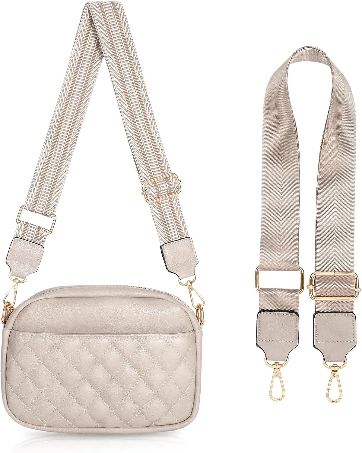 JASGOOD Crossbody Bags for Women, Leather Shoulder Purse and Handbags with Adjustable Strap