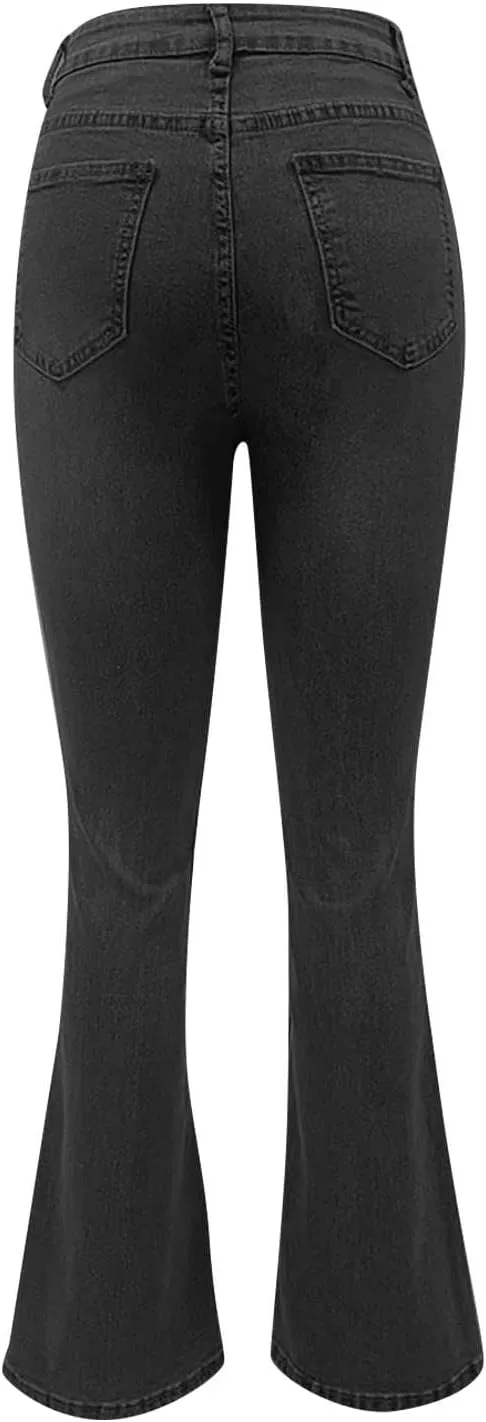 Jeans for Women 2025 Summer Trendy Boyfriend High Waisted Cargo Sweatpants Vintage Stretchy Pull On Denim Pants