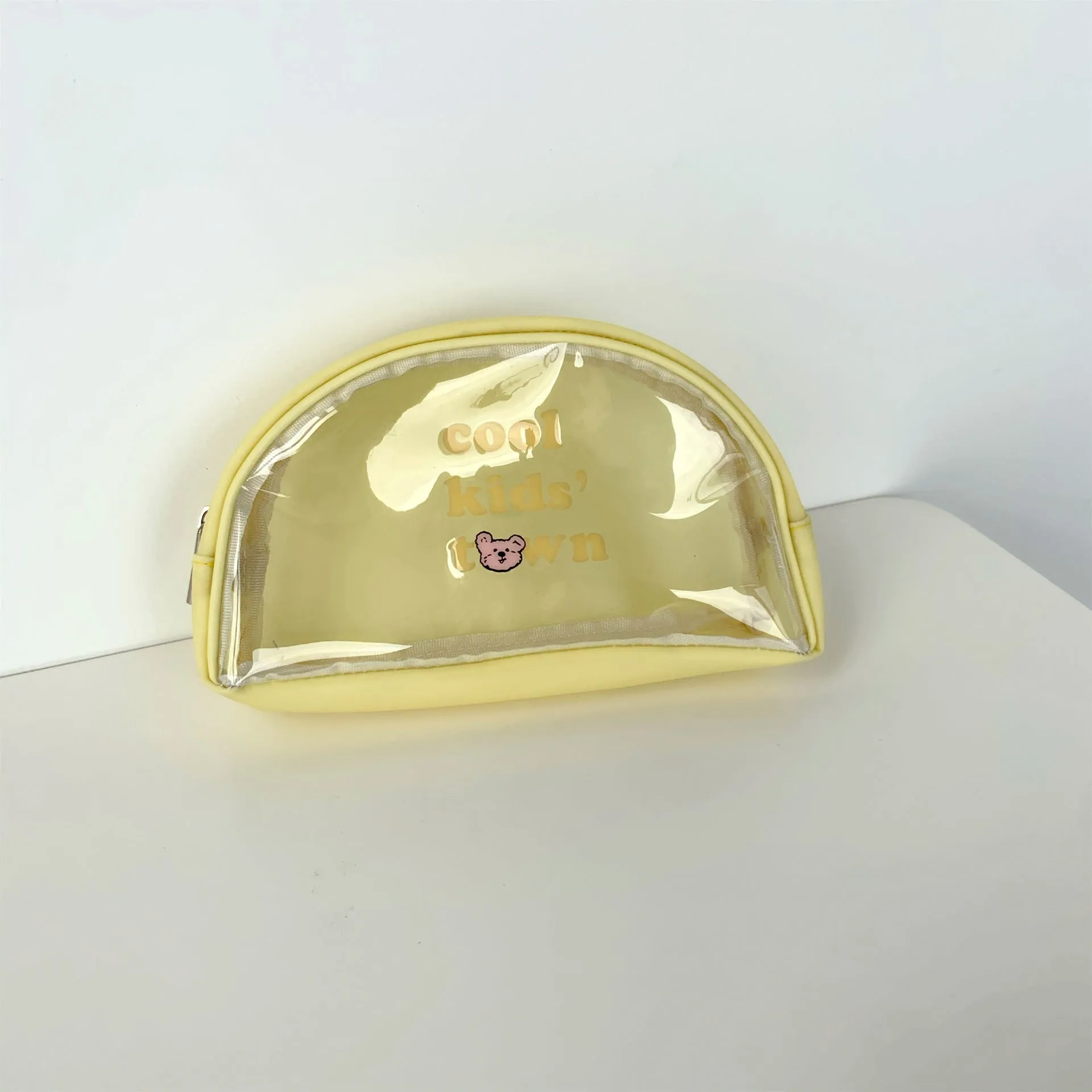 Jelly Cartoon Transparent Storage Wash Portable Cosmetic Bags